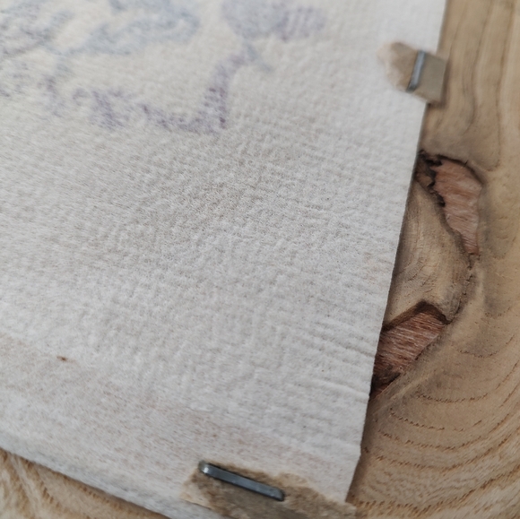 Vintage Fruits Pear Apple Grapes Cherry Needlepoint Completed No Frame 6" By 8". - Picture 9 of 12